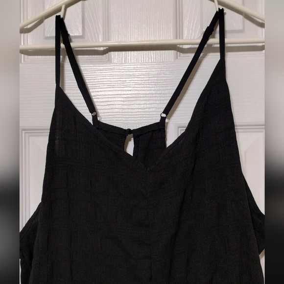 Size 3XL Black Spaghetti-Strap Romper - Picture 4 of 9